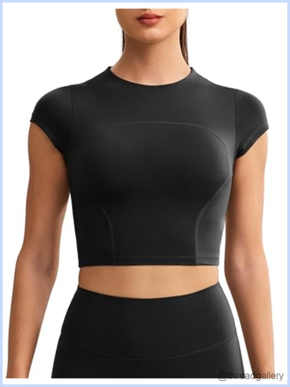 Mock Neck Workout Crop Top with Removable Bra